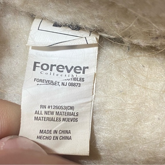 FOREVER‎ Collectibles Patriots Tan Faux Fur Lined Slippers Mens Medium - Picture 7 of 9